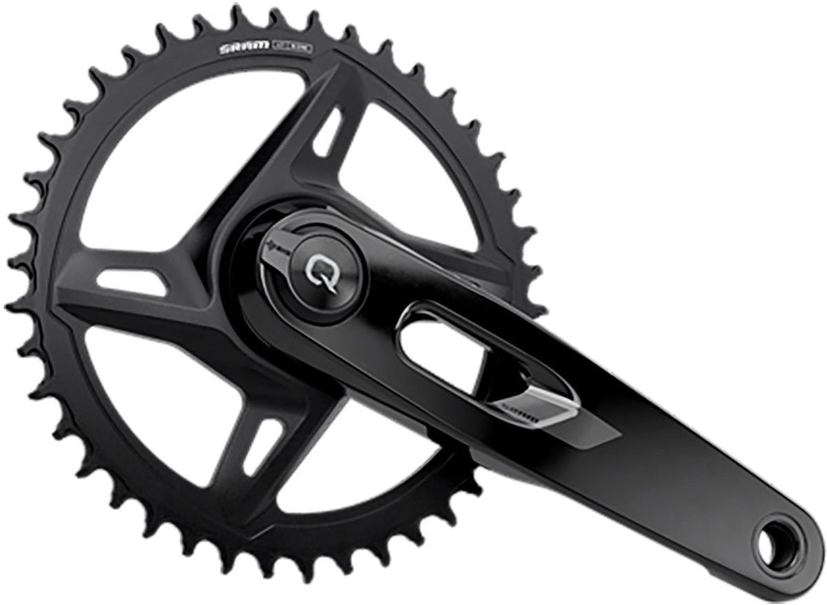 sram rival 1 xplr axs e1 dub wide dm crankstel met vermogensmeter zilver 175 mm 42t