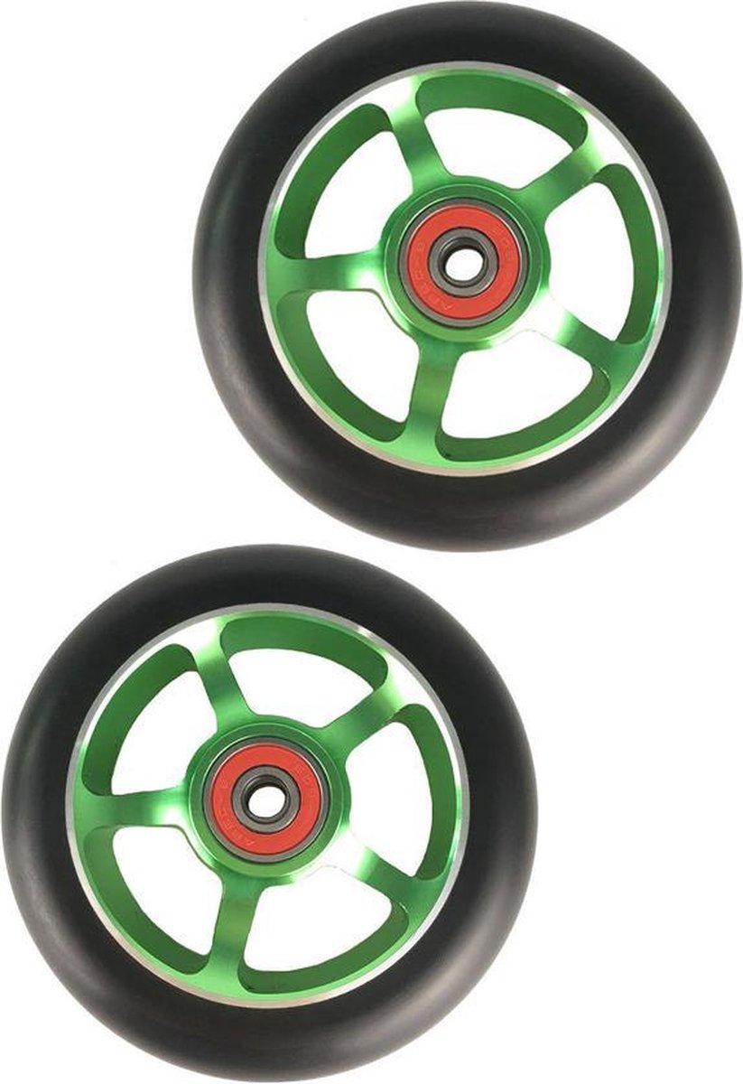 SSS Signature 100mm ALU Green Set (2) Buitenspeelvoertuigaccessoire kopen online