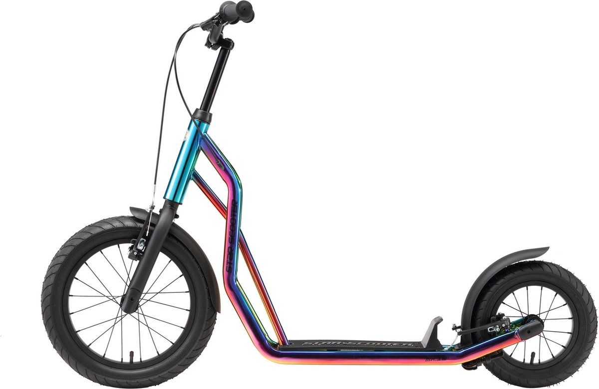 STAR SCOOTER autoped 16 inch + 12 inch, chroom Step kopen online