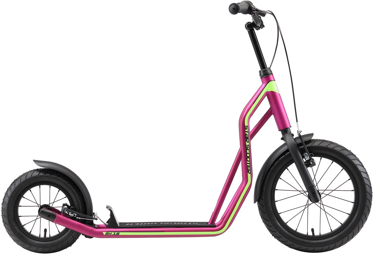 STAR SCOOTER autoped 16 inch + 12 inch, paars Step kopen online