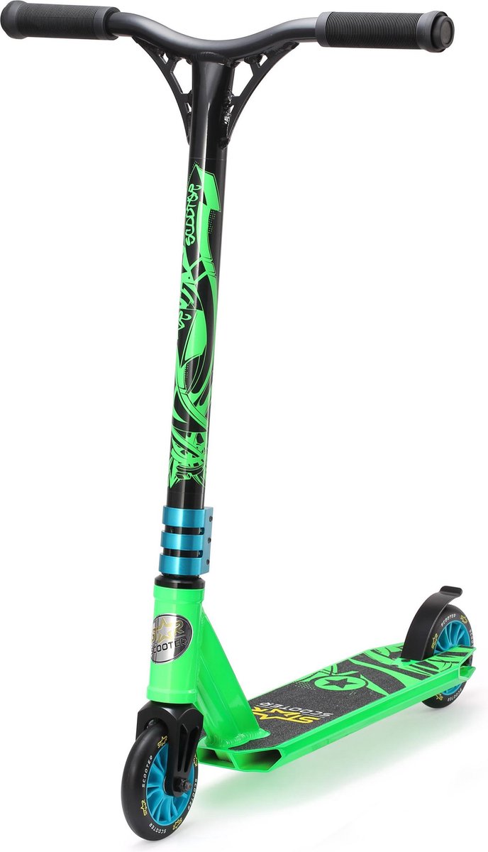 STAR SCOOTER Freestyle Jump alu stuntstep 110mm Mini groen Step kopen online