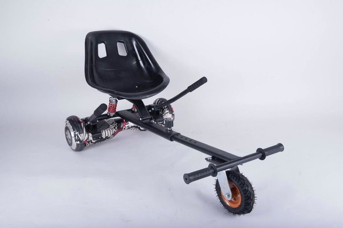 stay on hoverboard kart met vering hoverkart offroad met schokdempers zwart