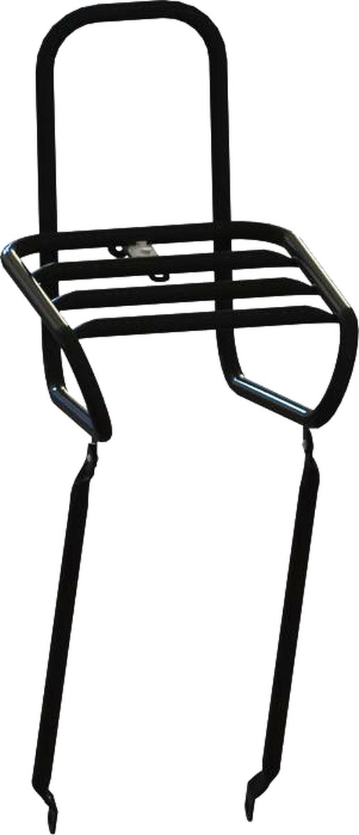 steco smooth voordrager 25 cm kroonboutmontage glans zwart