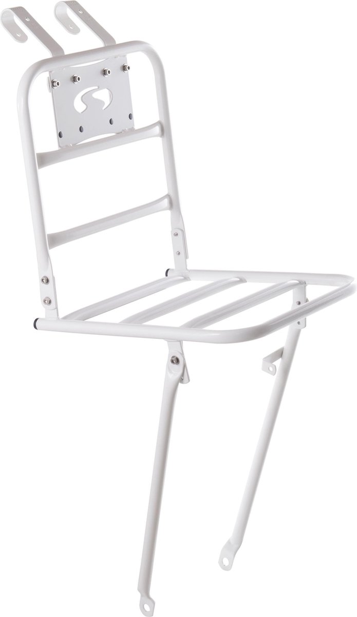 steco transport comfort voordrager voor fietsen volwassenen wit