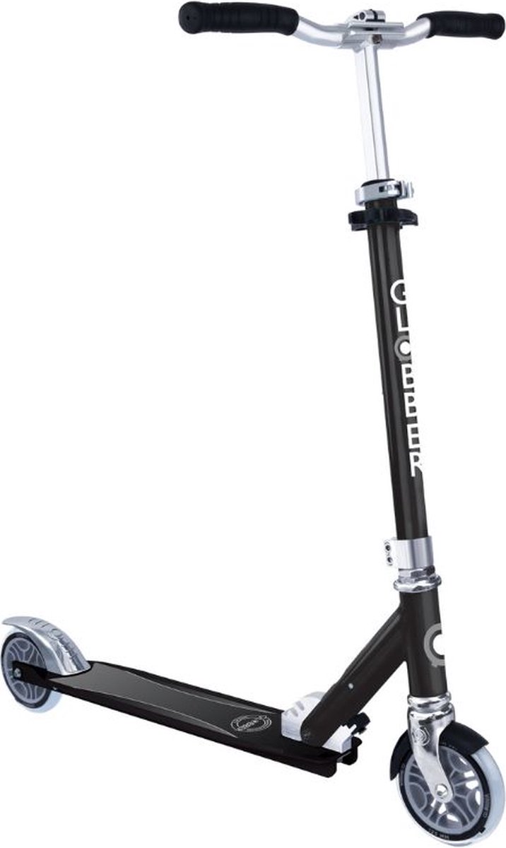 Step - Globber Flow Element Black - zwart - vouwbaar - in hoogte verstelbaar - vanaf 5 jaar Step kopen online