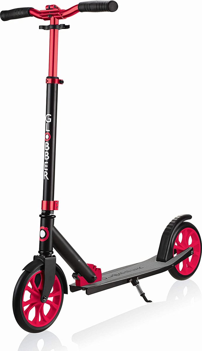 Step - Globber NL 500-205 Black/Red - zwart rood - vouwbaar - hoogte verstelbaar - 205mm - vanaf 8 jaar Step kopen online