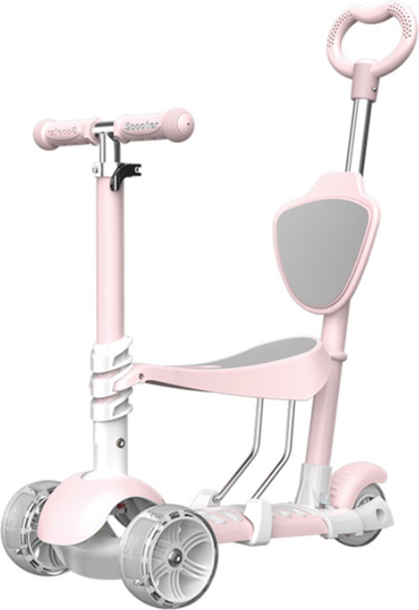 Step led wielen - 3 wielen - Kinderstep - Stoel - Verstelbaar - Veel neon licht - Voor meisjes Step kopen online