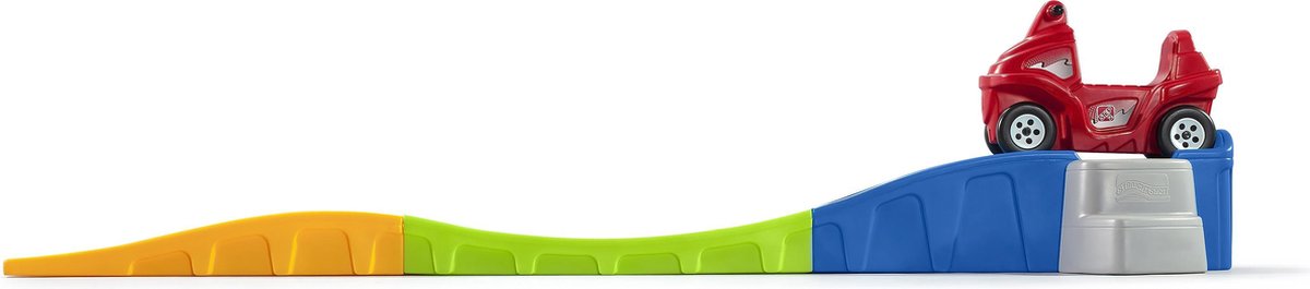 step2 up down roller coaster speelgoed achtbaan anniversary edition kinderachtbaan met loopauto 3 meter achtbaan voor kinderen