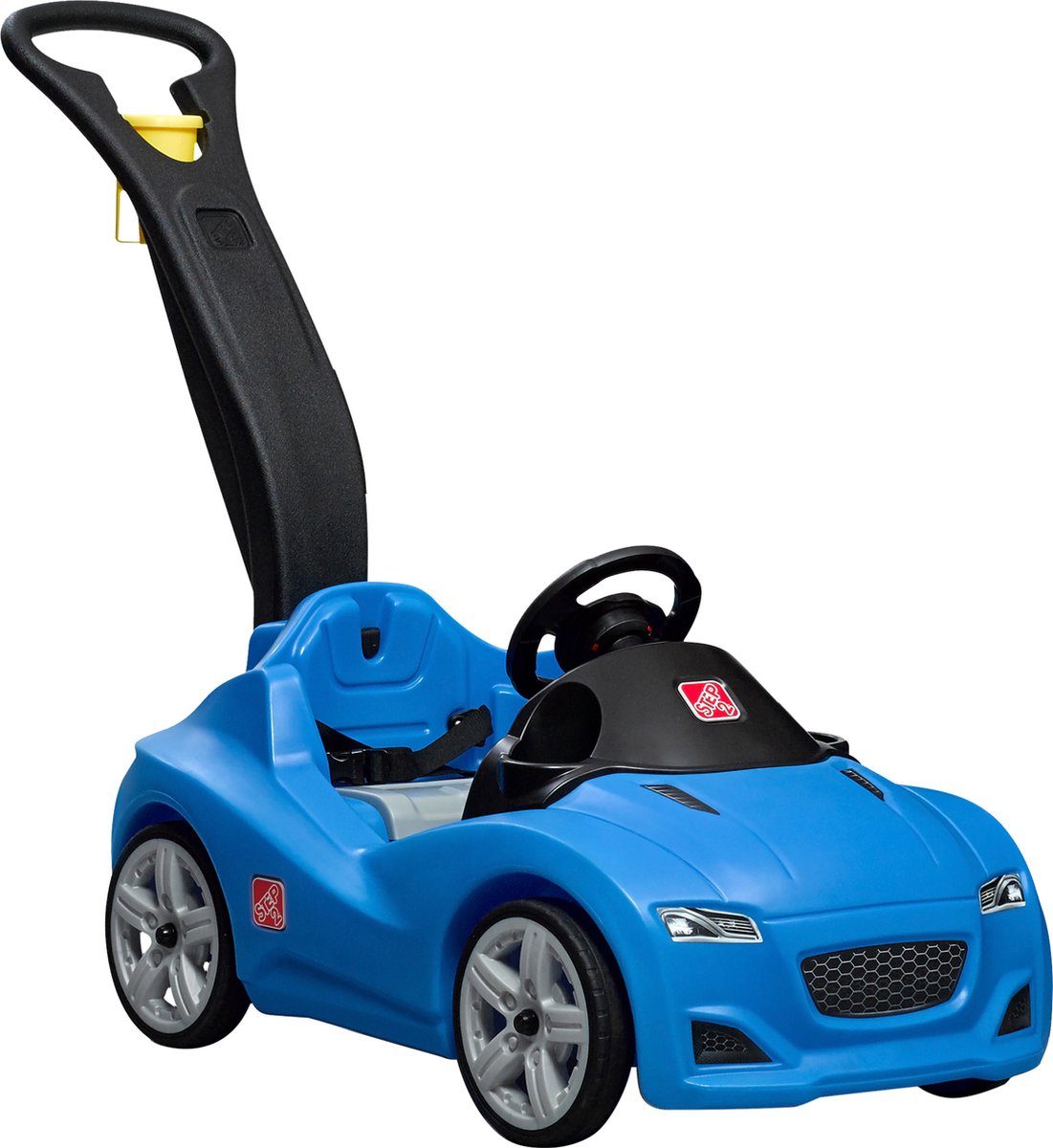Step2 Whisper Ride Cruiser Loopwagen in Blauw - Duwauto / Loopauto met duwstang - Voor kinderen vanaf 1,5 jaar Loopauto kopen online