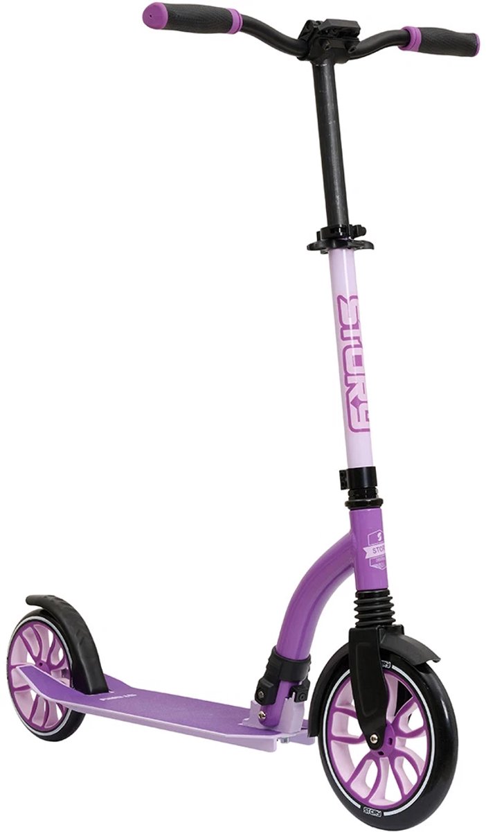 Story Big Wheel Advanced Opvouwbare Step Purple 105cm Step kopen online