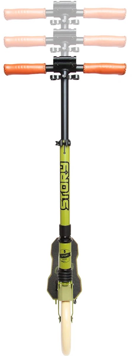 story opvouwbare transportstep retro ride green