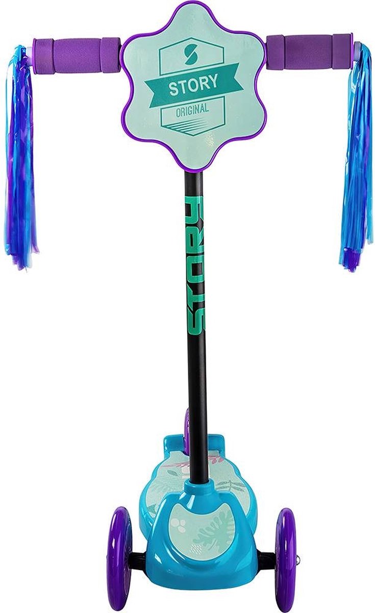 story turbo jett kids scooter purple