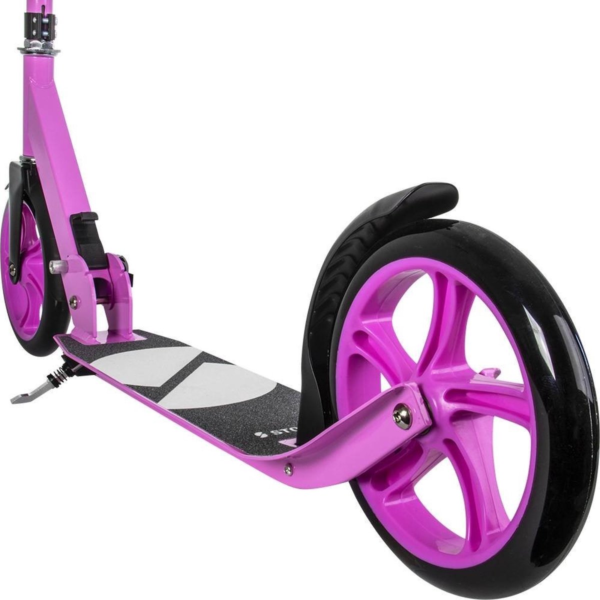 story urban go step opvouwbare step voor transport roze