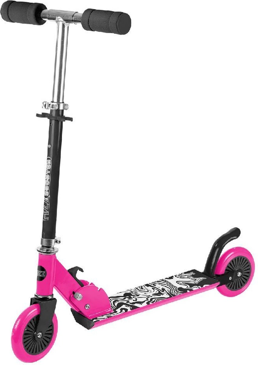street surfing fizz booster scooter roze zwart