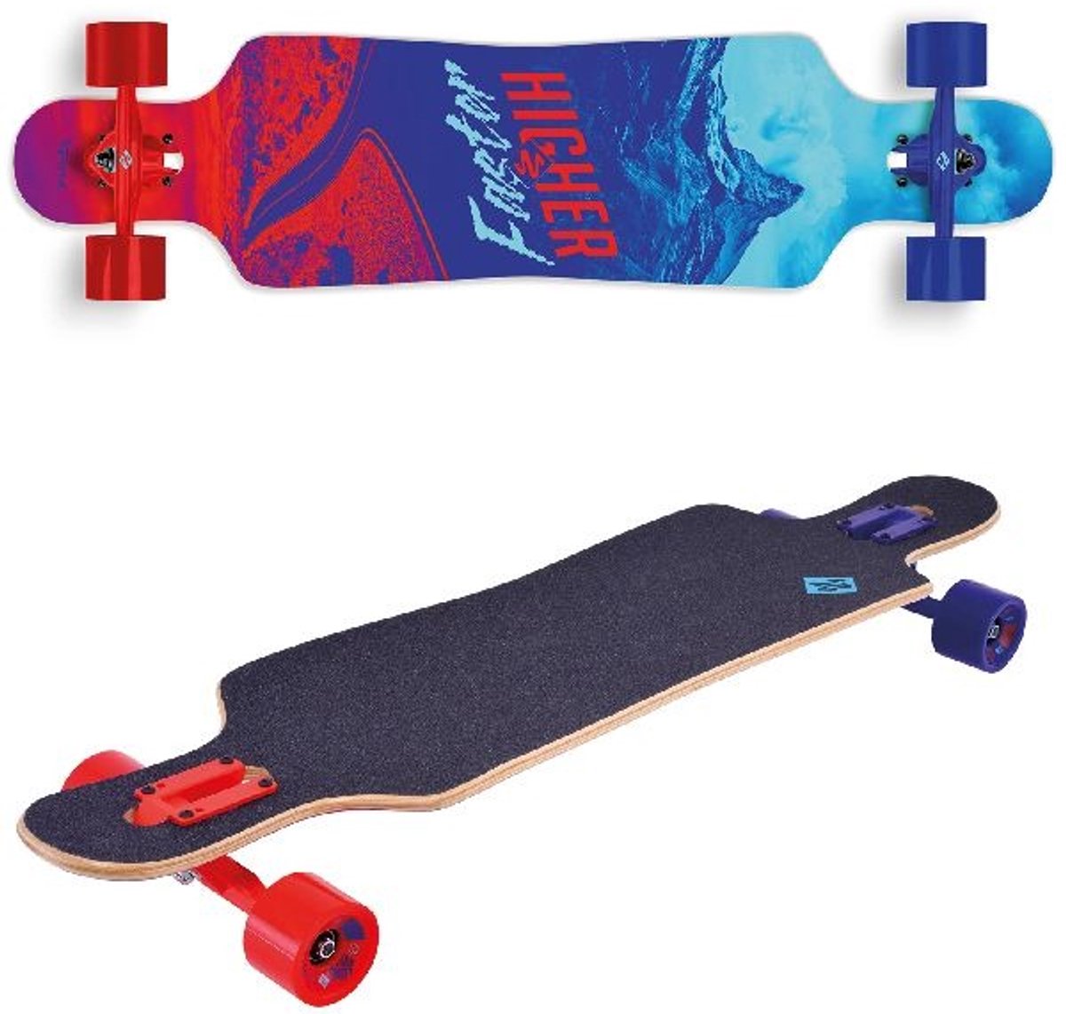 Street Surfing - Freeride Longboard - Kinderen - 39 inch - Higher Faster - 99cm Longboard kopen online