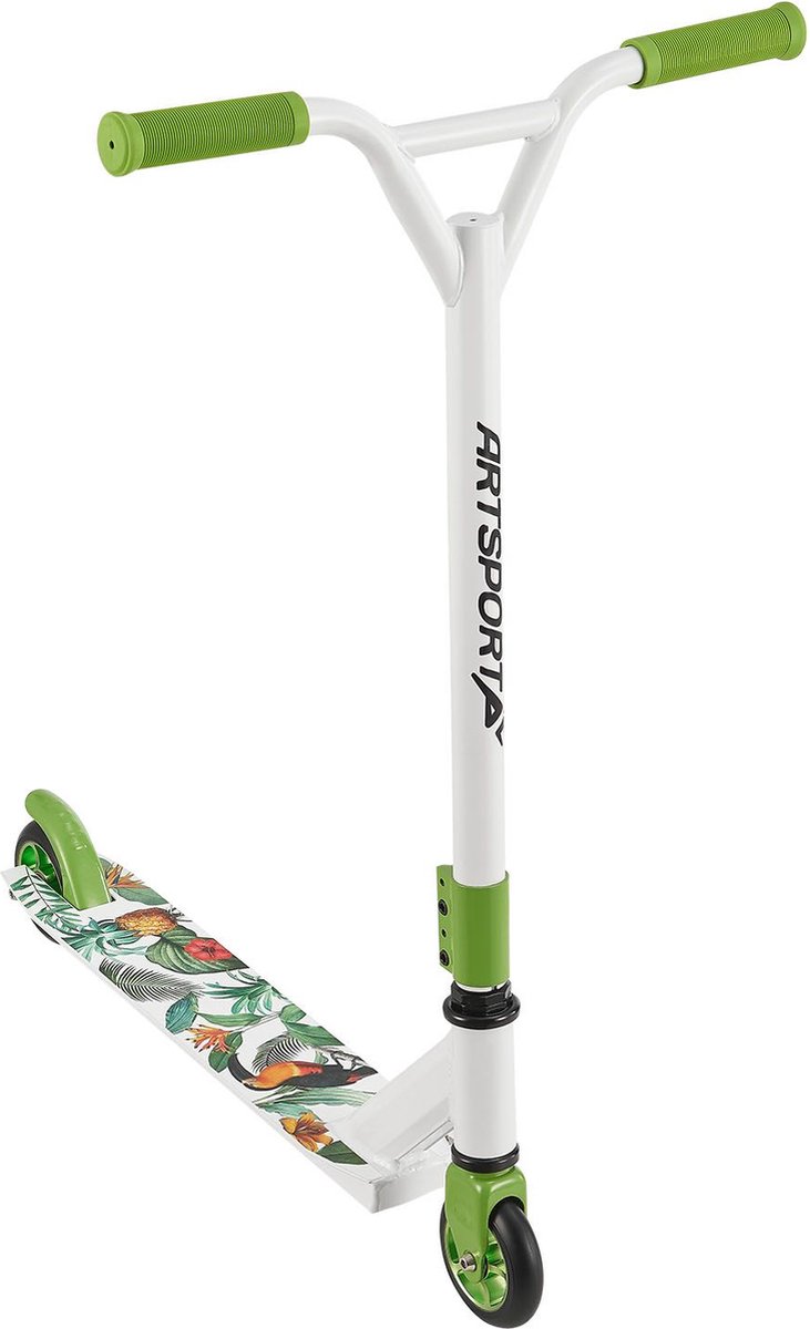 Stuntstep Hawaiana in wit groen Step kopen online