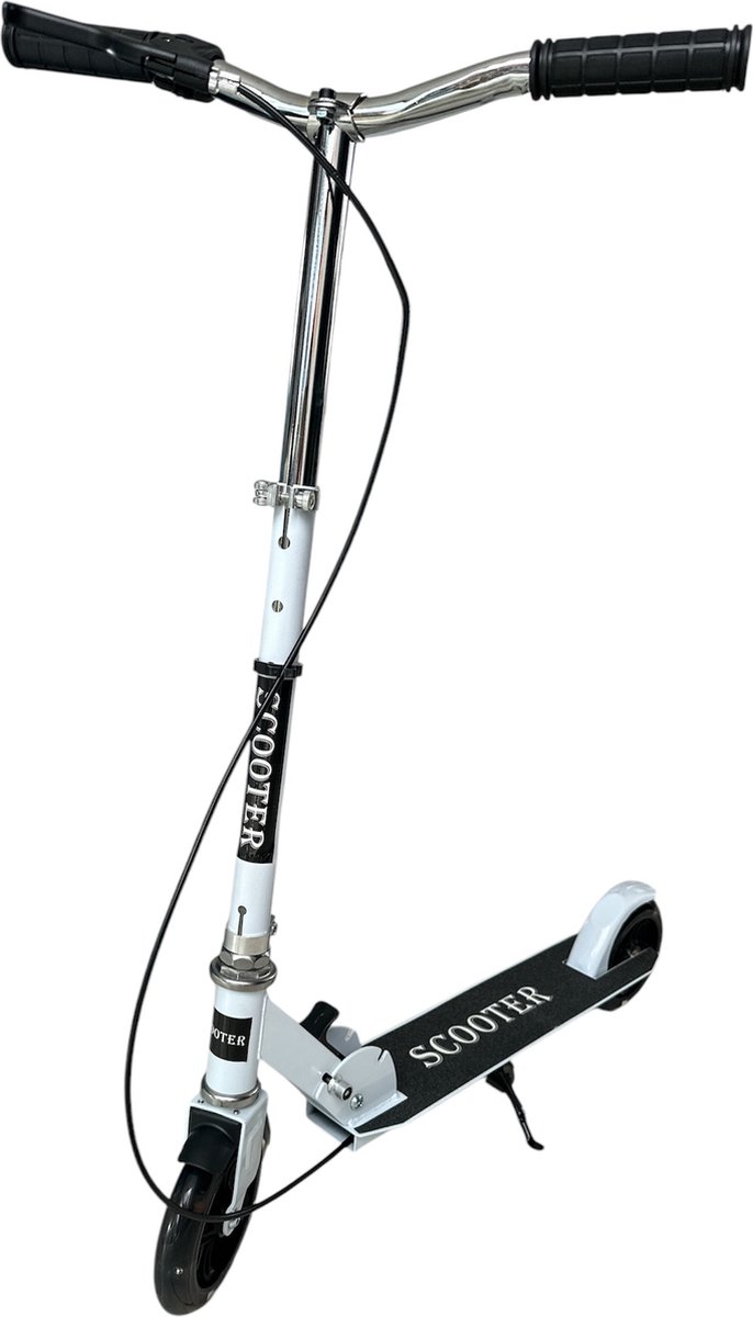 Stuntstep Kinderstep Jongens inklapbaar - Step Wit - Tot 80 Kg Step kopen online