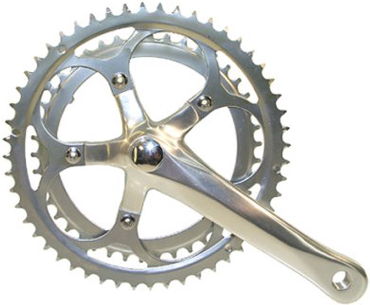 sunrace crankstel fcr81 extra bladen 39 53t 42 52t zilver