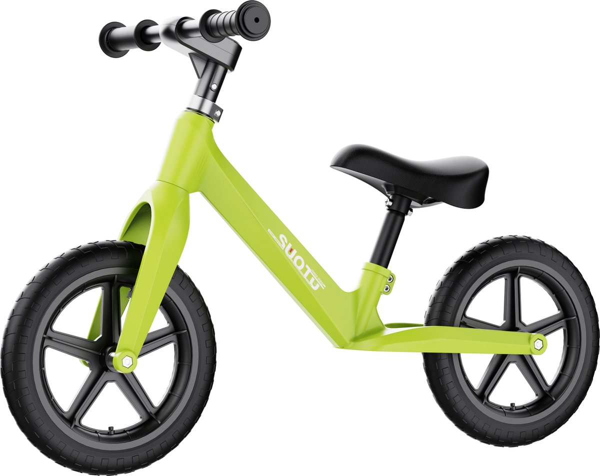 suotu loopfiets speelgoed vanaf 1 5 jaar jongens en meisjes kinderstep 2 12kg lichtgewicht groen