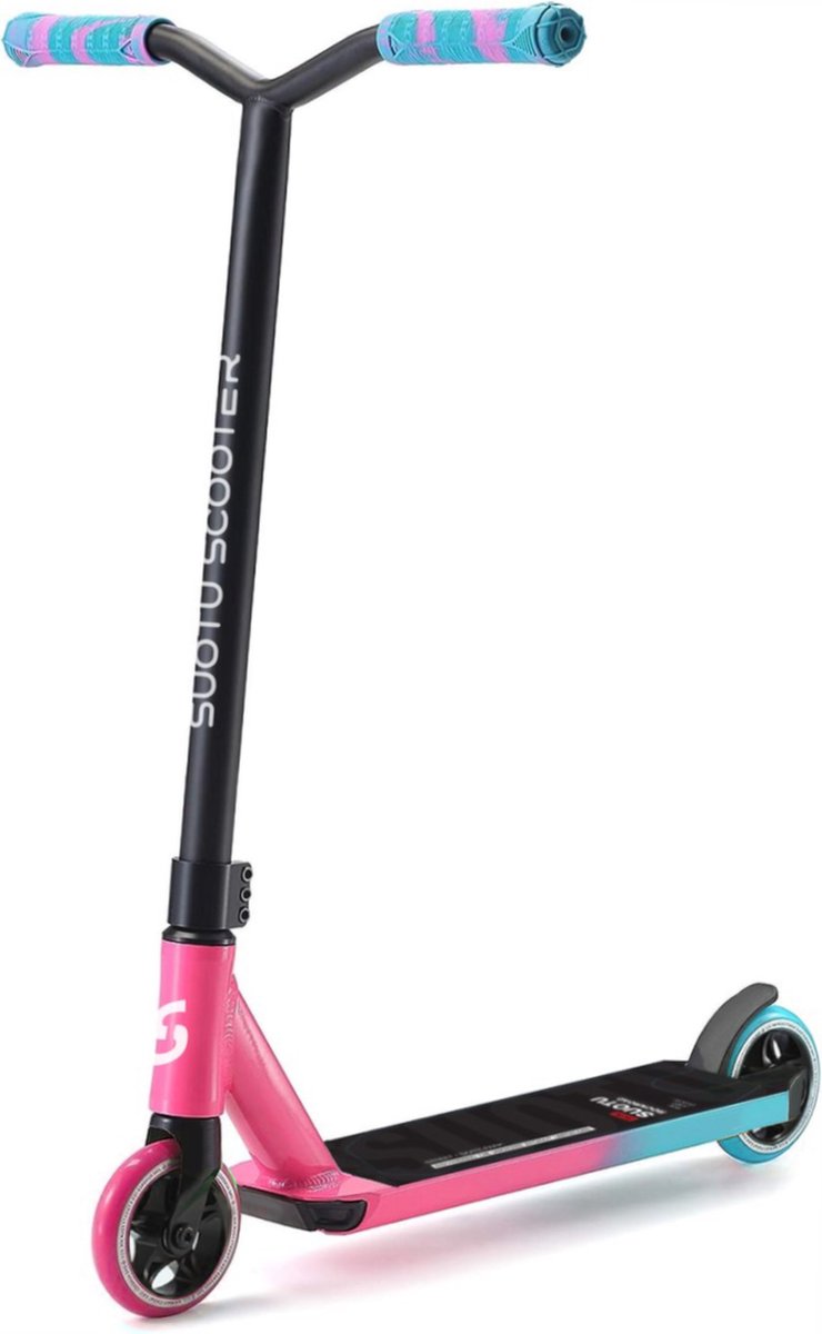 Suotu Stuntstep - Kinderstep - Maximale 78cm - Step 8+ Jaar - Stuntstep Jongens en meisjes - Aluminium - Roze/Groen/Zwart Step kopen online