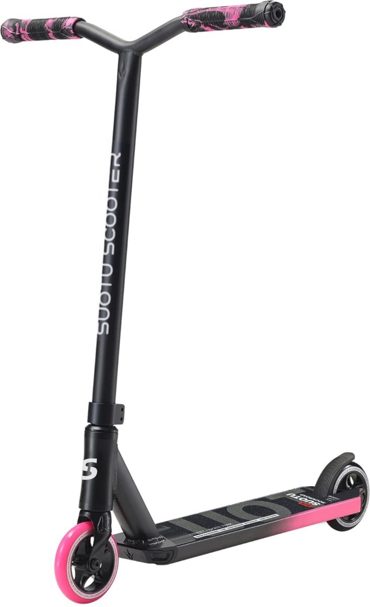 Suotu Stuntstep - Step 8+ jaar - Stuntstep Jongens en meisjes - Kinderstep - Aluminium - Roze/Zwart Step kopen online