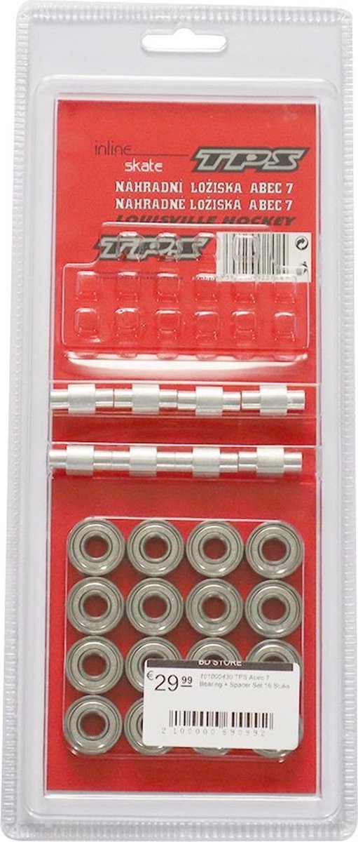 Tempisch - Abec 7 lagers + spacers 16pcs Skateonderdeel kopen online