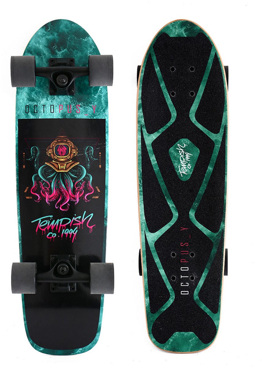 Tempish - Octopuss Cruiser Board - Kinderen - 28,5 inch - 72cm Longboard kopen online