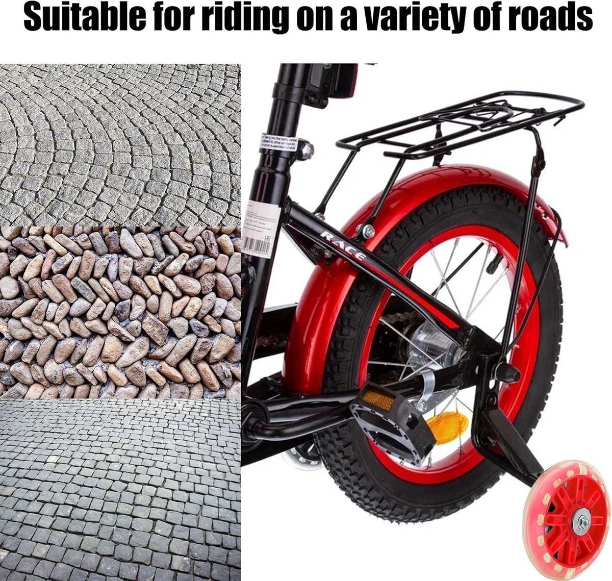 thelau fietssteunwielen kinderfiets verstelbare hulpwielen universeel stabilisatoren 12 20 inch 1 paar zwart