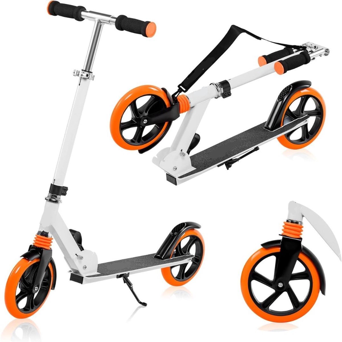 Thuys – Stuntstep Jongen – Voor Jongesn En Meisjes – 87cm x 34cm x 92cm – Wit Oranje Loopfiets kopen online