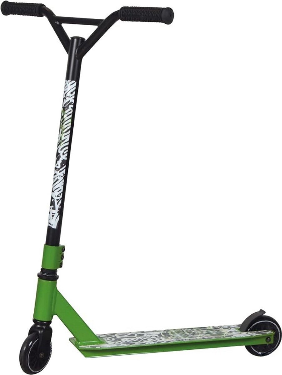 Thuys – Stuntstep Volwassenen – Jongen – Meisjes – 67cm x 51cm x 13cm – Graffiti Groen Loopfiets kopen online