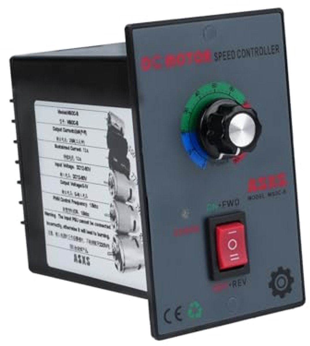 Toerentalregelaar 12V - 60V voor DC motoren met PWM regeling Loopmotor kopen online