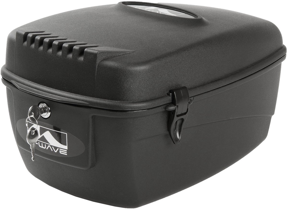 topkoffer fietskoffer m wave amsterdam zwart
