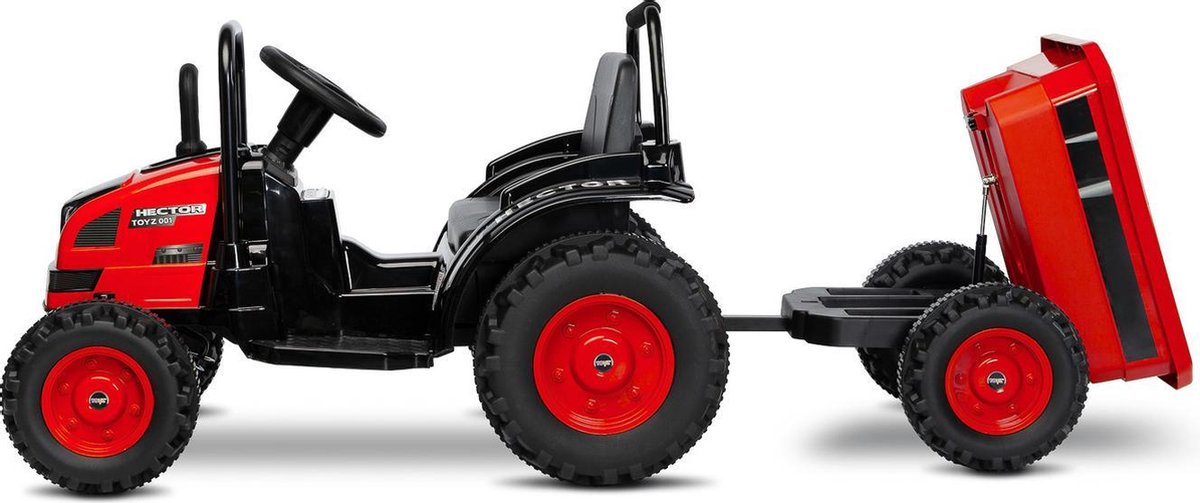 Toyz - Batterij Ride-on Voertuig Tractor Hector Rood Accuvoertuig kopen online