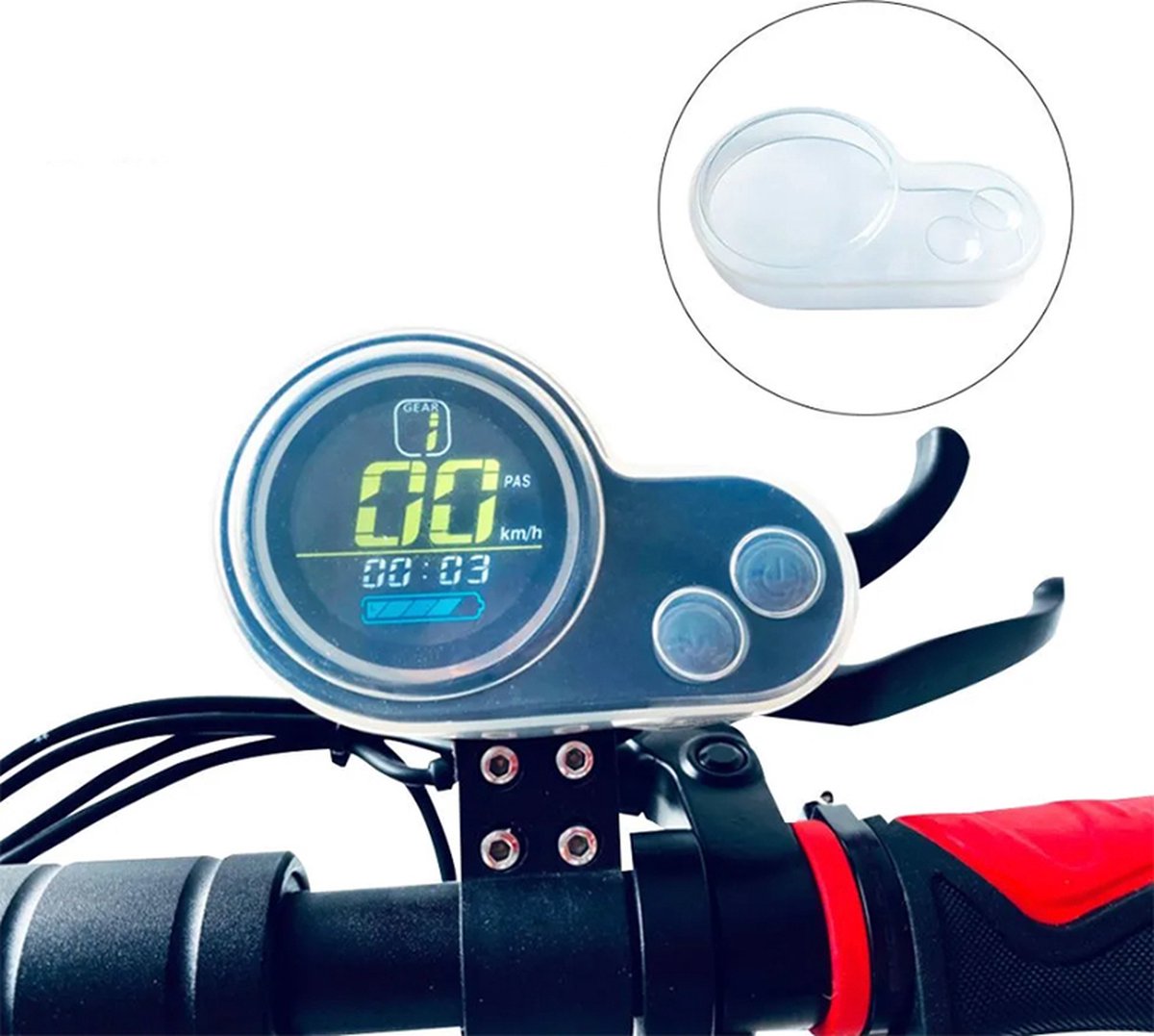 Transparante siliconen dashboardafdekking voor Kugoo M4 elektrische scooter, universele pasvorm Buitenspeelvoertuigaccessoire kopen online