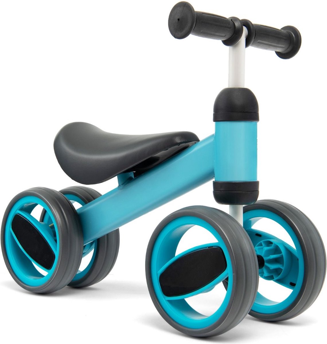 Trendmix Loopfiets Met 4 Wielen Blauw - Balance Bike - Kinderloopfiets - Balansfiets - 1 tot 2 Jaar Loopfiets kopen online