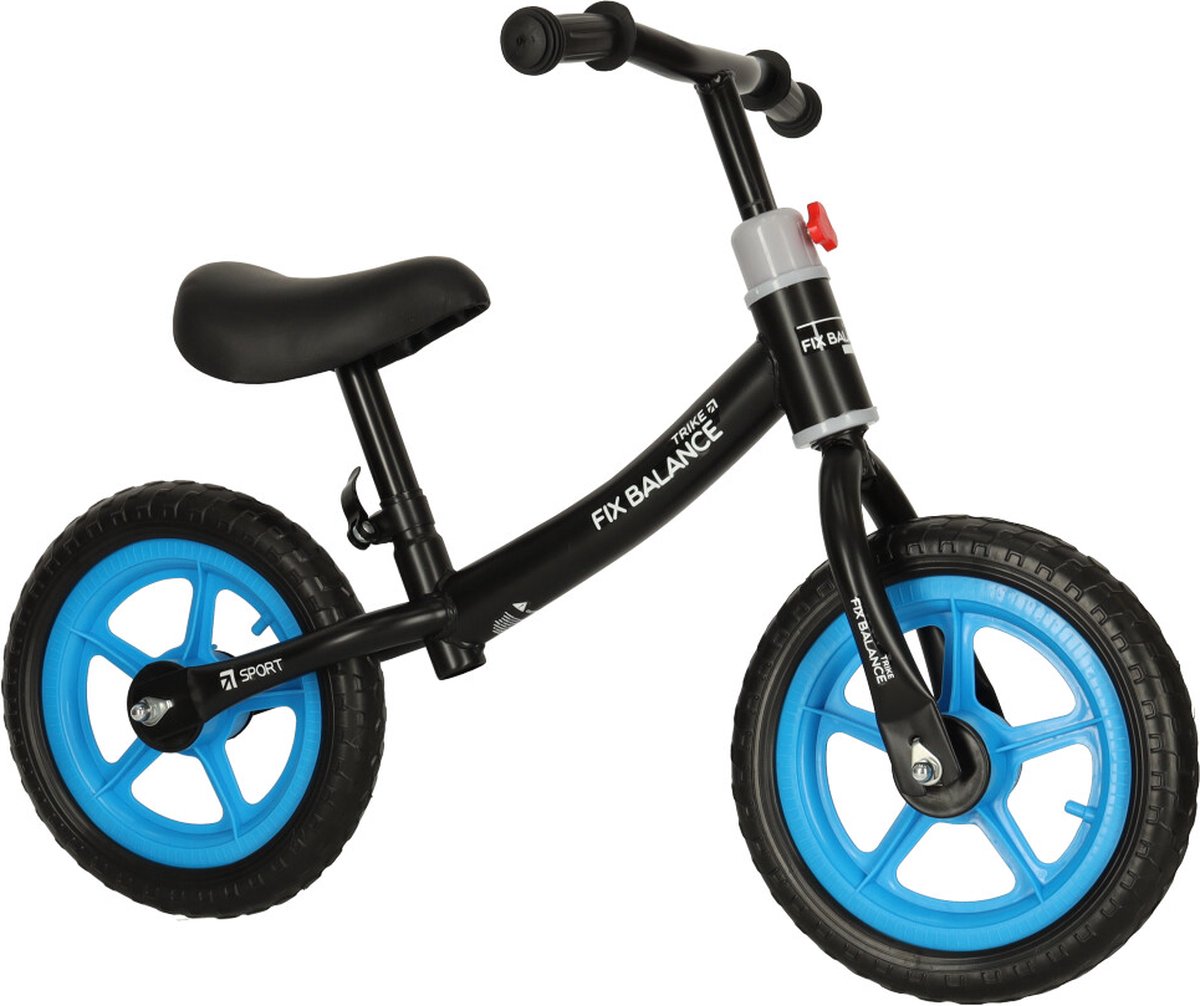 trike fix balance crossfiets zwart en blauw