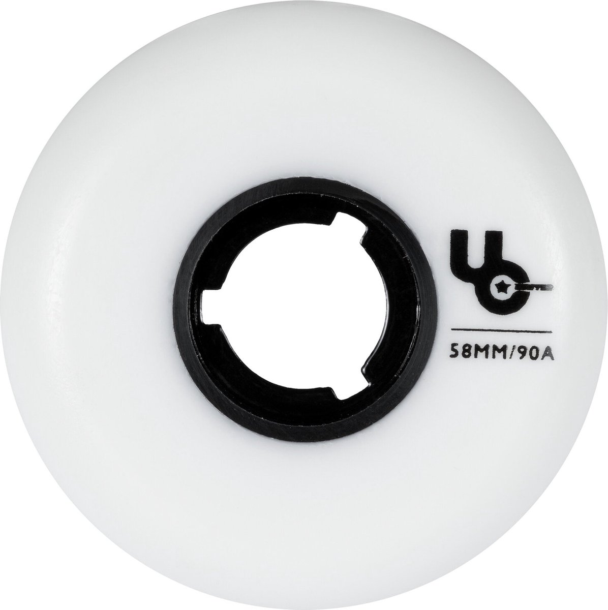 Undercover Wheels Team 90a Wiel 4 Eenheden Wit 58 mm Skateonderdeel kopen online
