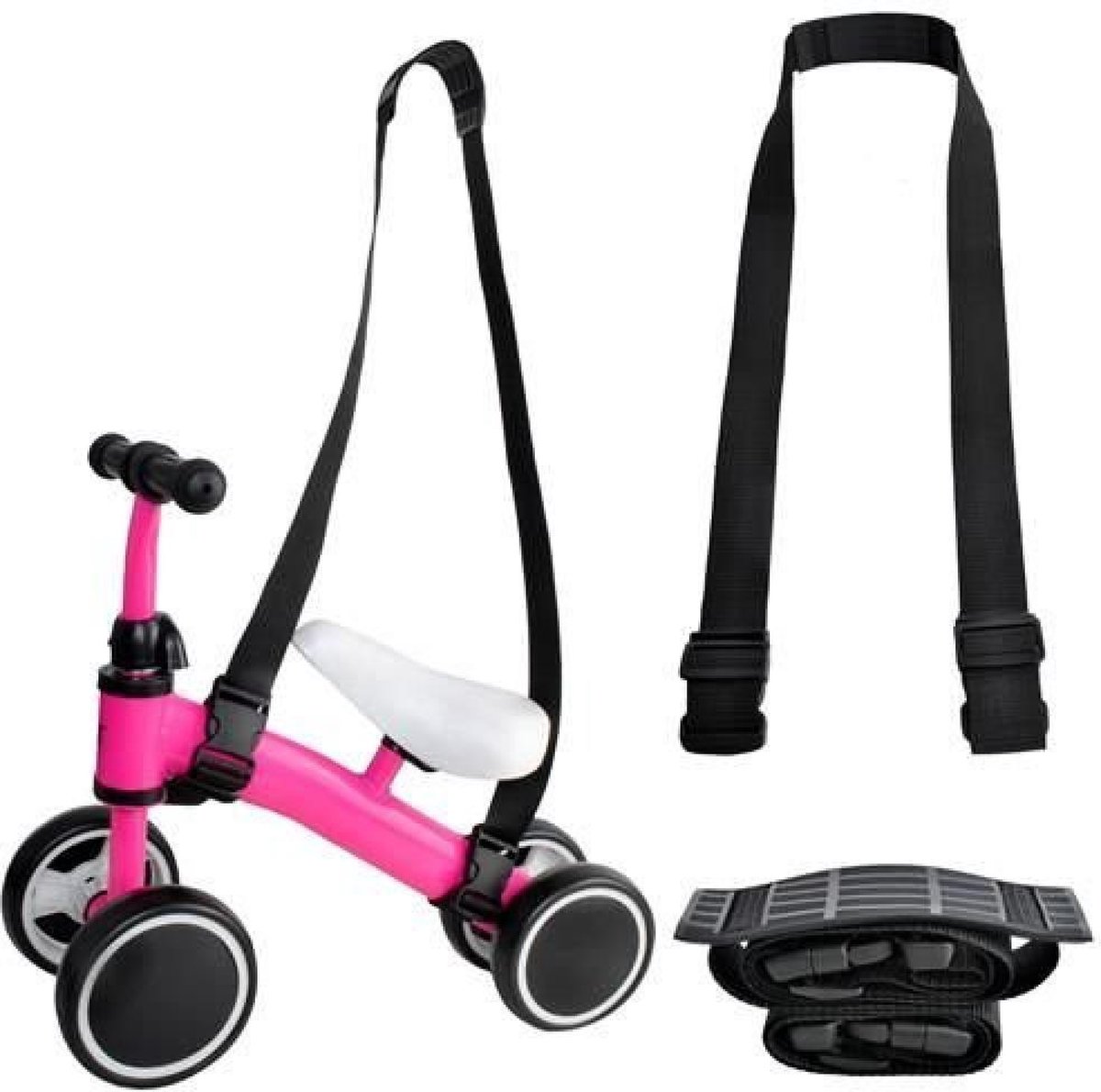 Universele draagband - Zwart - 135CM -  Draagband voor Loopfiets/Visstoel/Yogamat loopfietsje Loopfiets kopen online