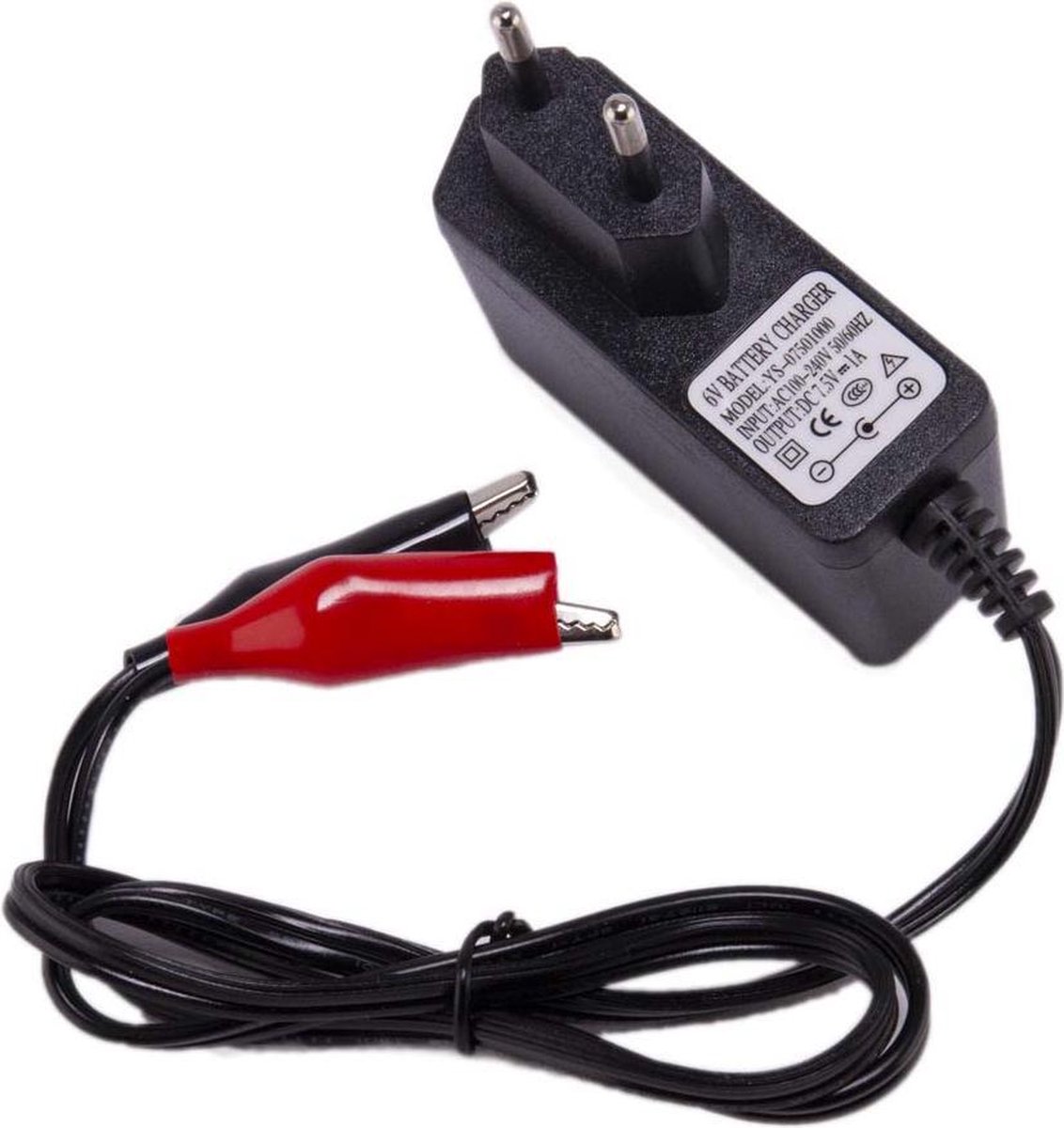 Universele oplader voor 6V loodaccu - druppelader - acculader met krokodillenklemmen voor elektrische kinderauto - kindermotor - kinderquad - kindertractor - accuvoertuig Accuvoertuig kopen online