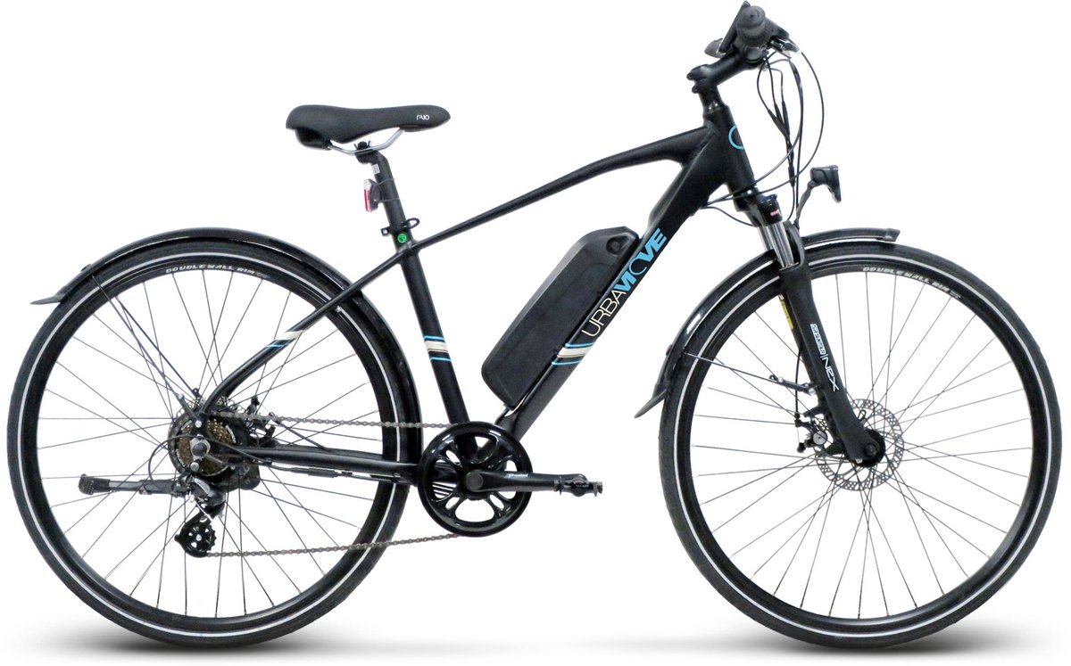 urbanmove anyway e100 trekking ebike 13ah 28 inch zwart