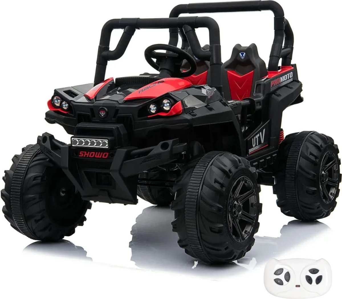 UTV 4x4 Elektrische Buggy voor Kinderen 12V accu - 2 tot 6 jaar - Rood Accuvoertuig kopen online