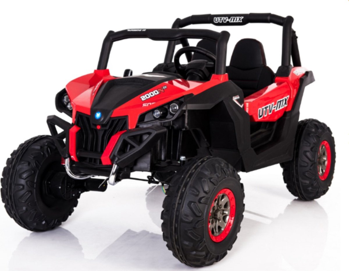 UTV-MX buggy - 2 Persoons Elektrische kinderauto - 24V 4×4 - Rood Accuvoertuig kopen online