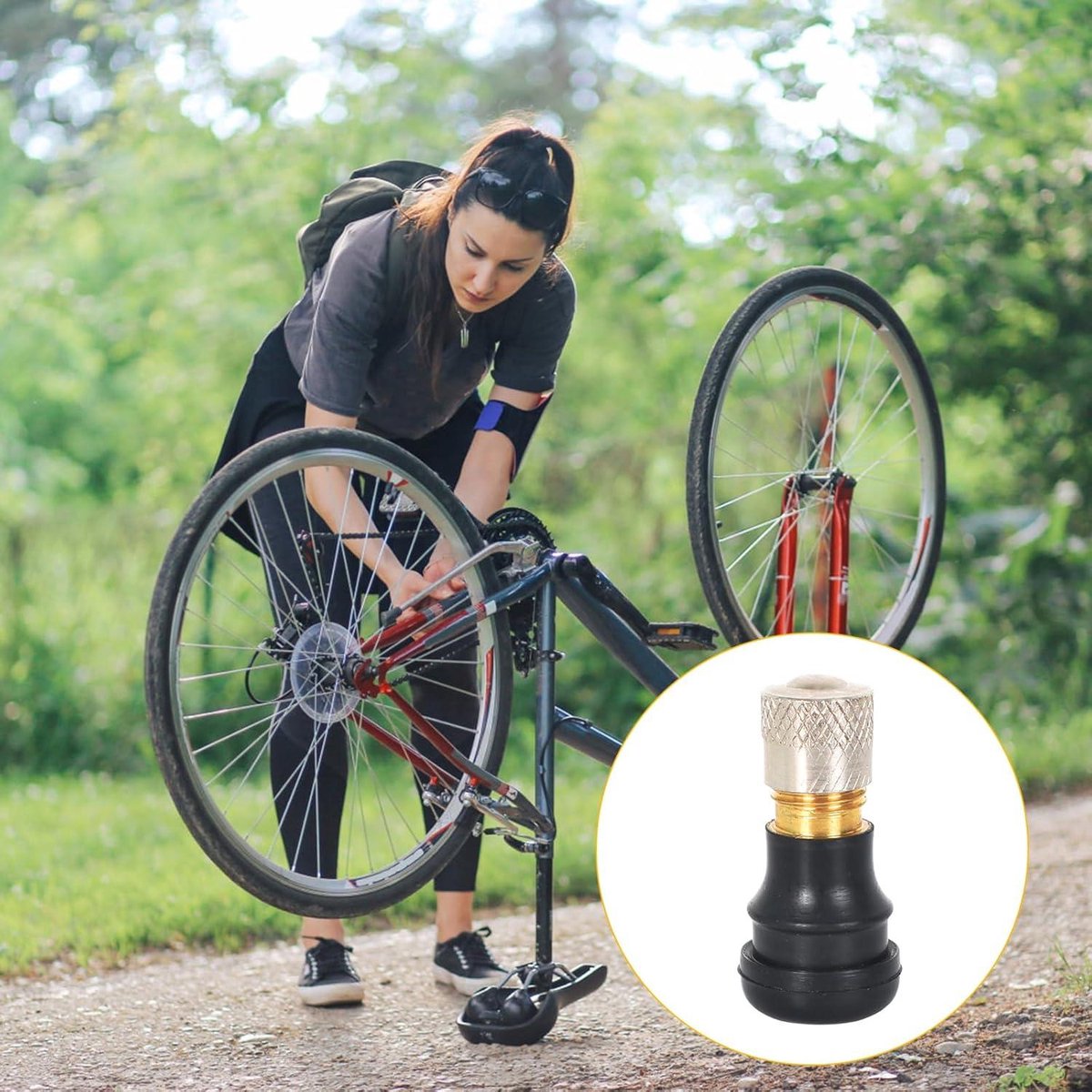 Ventielverlengingsadapter voor E-scooter tubeless ventiel - Ninebot Max G30 Xiaomi M365 Pro Pro2 - Accessoires - 2 stuks . Buitenspeelvoertuigaccessoire kopen online