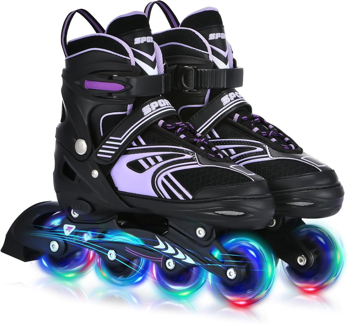 Verstelbare Inline Skates met LED-Wielen voor Kinderen en Volwassenen - Veilig en Comfortabel Rolschaatsen kopen online