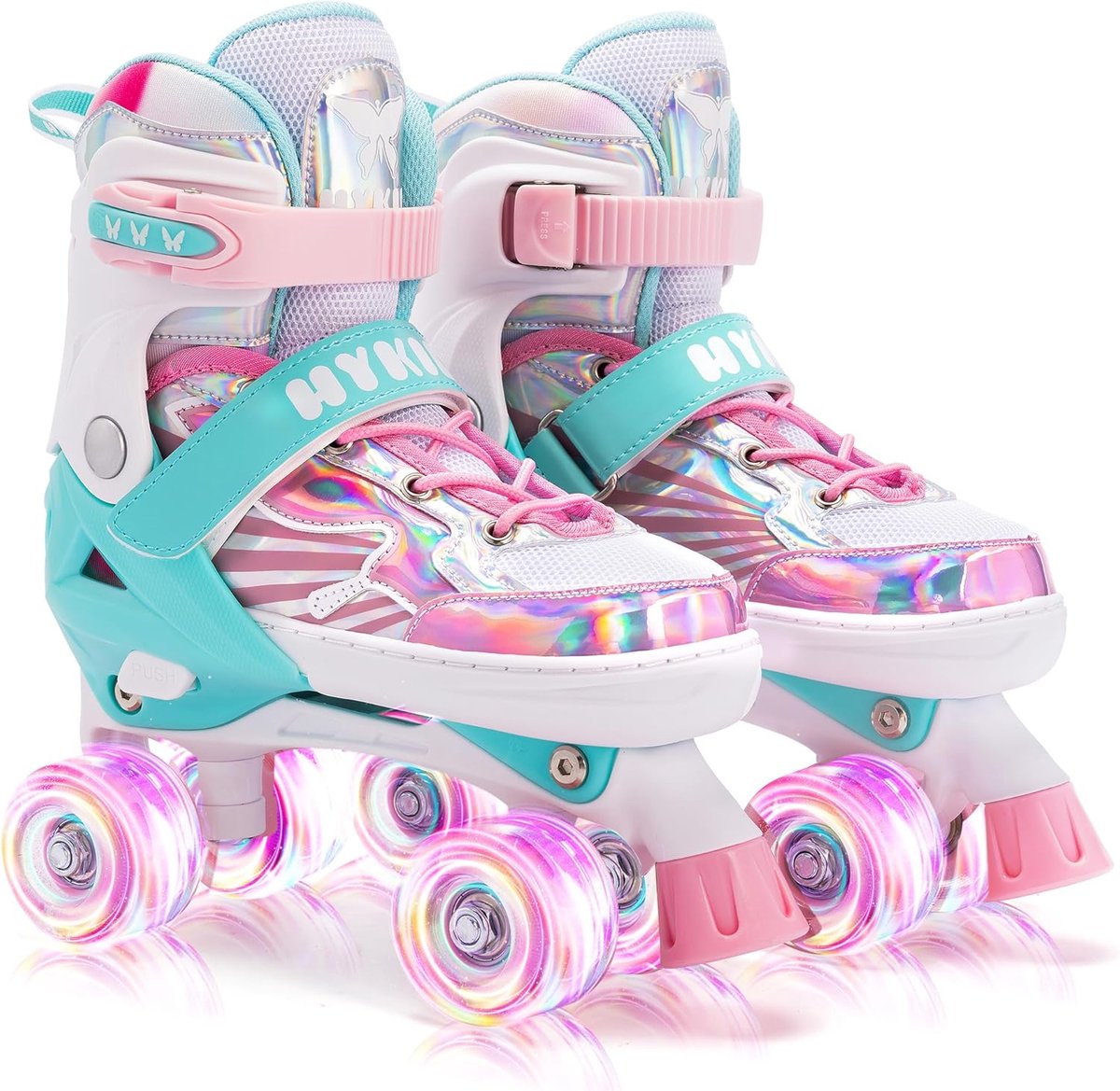 Verstelbare Rolschaatsen voor Kinderen met Lichtgevende Wielen - Perfect voor Beginners Rolschaatsen kopen online