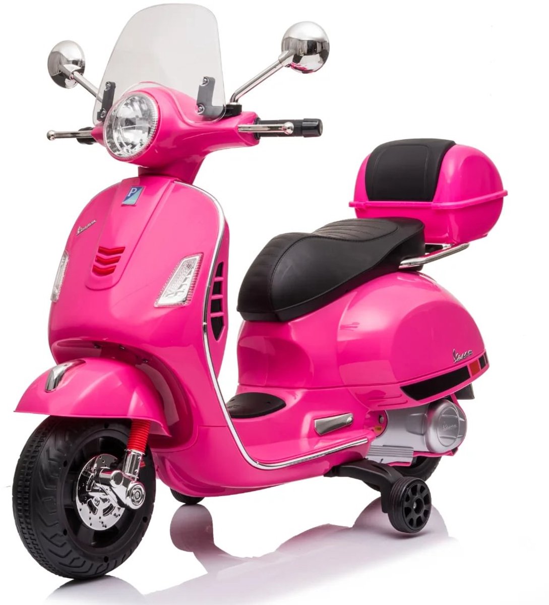 vespa gt elektrische scooter 6v voor kinderen 3 tot 6 jaar roze