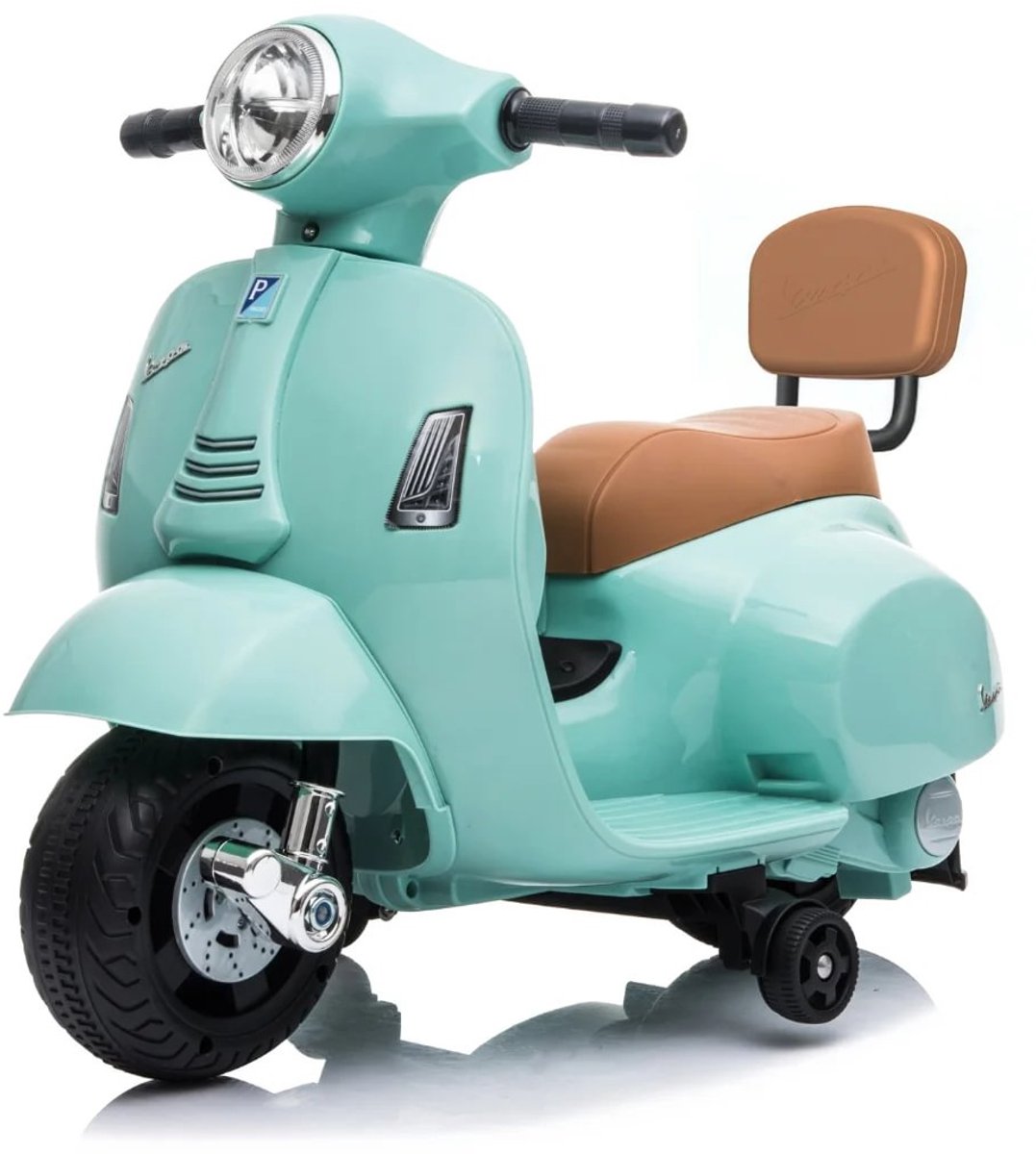 Vespa GTS - Elektrische Scooter 6V - voor Kinderen - tot 3 jaar - Blauw Accuvoertuig kopen online