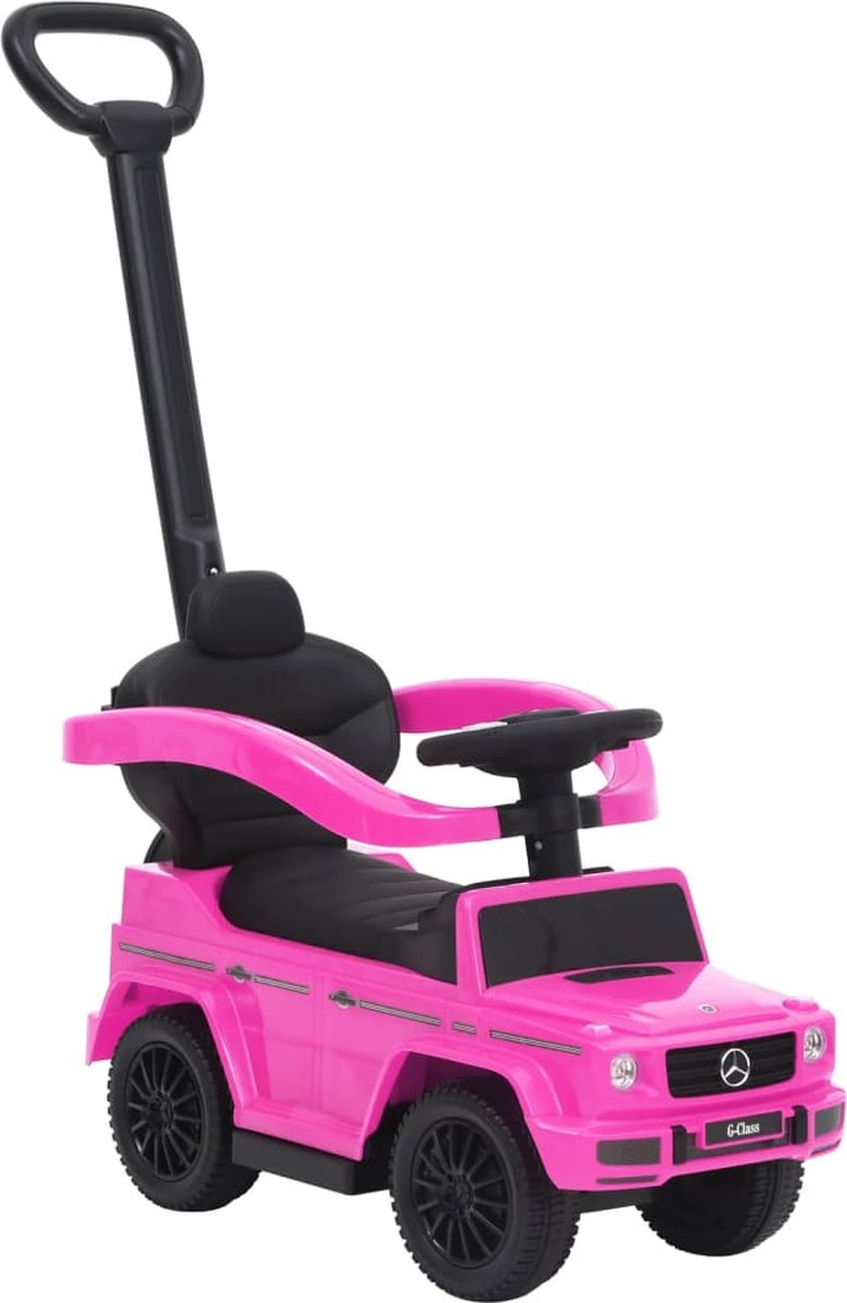 vidaXL Duw-loopauto Mercedes Benz G63 roze Loopauto kopen online