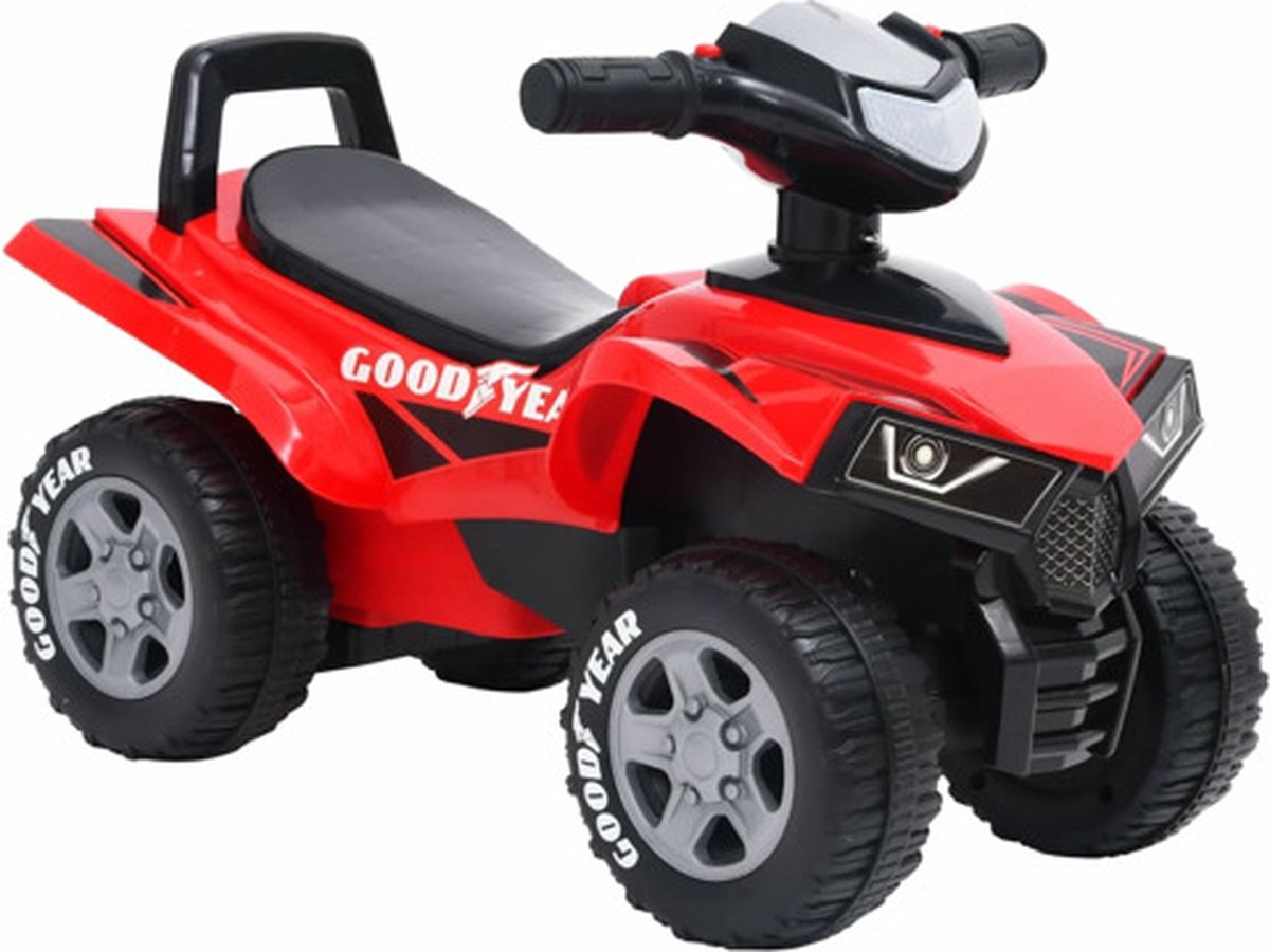 vidaXL Loopquad Goodyear rood Trapauto kopen online