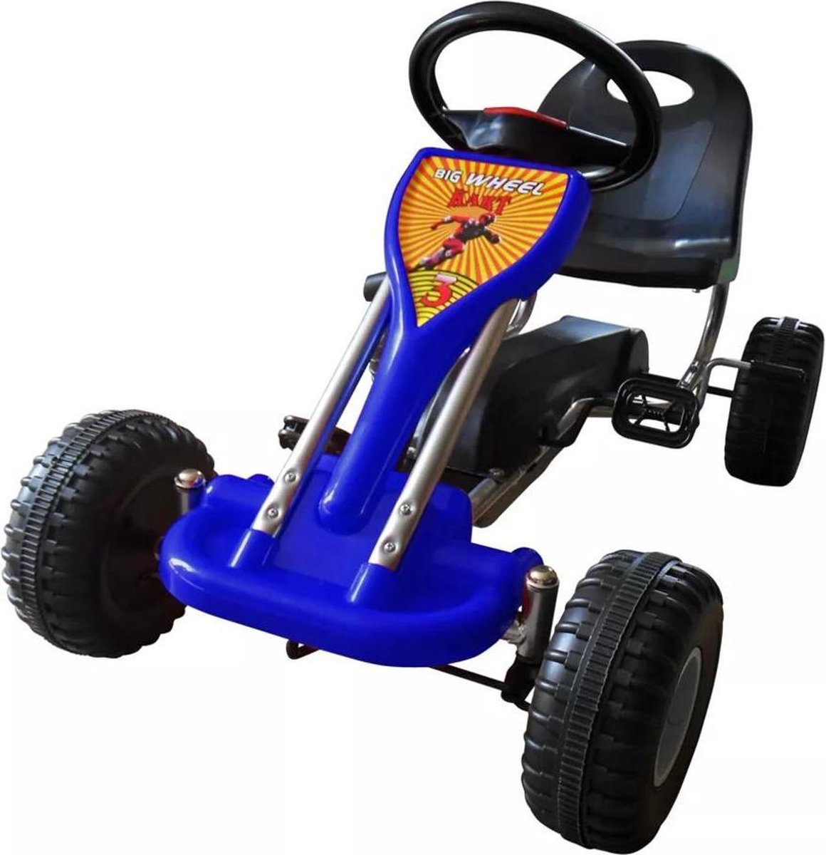 vidaXL Skelter met pedalen blauw Skelter kopen online
